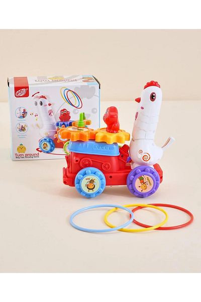 rexa Turn-Around Ring Toss Game – Interactive Spinning Target Toy for Kids