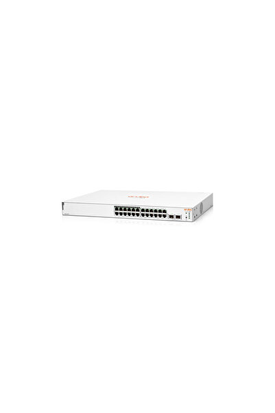 HP Aruba Instant On، JL813A، 1830-24G، 24 منفذًا، جيجابت، 12 منفذ PoE 195 وات، منفذان جيجابت SFP، إدارة