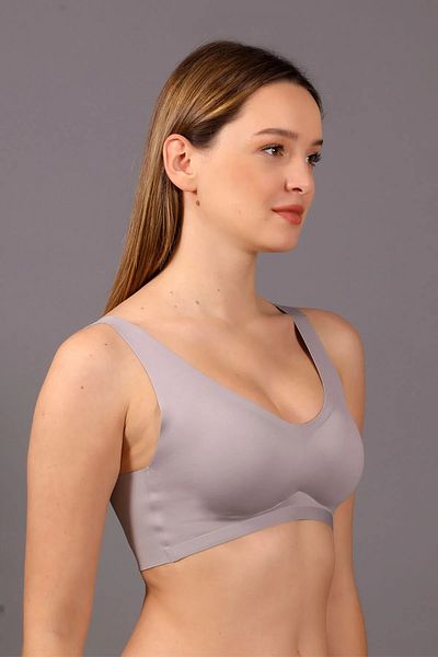 NEWBRA LINGERIE Pi̇nk Underwear Seamless Laser Removable Pad Bra Without Underwire
