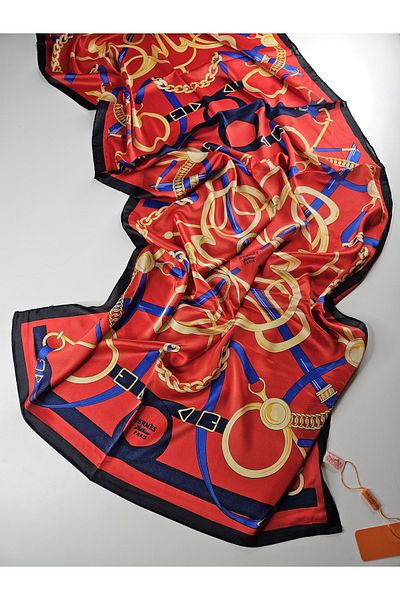 Webinay Home Voile Silk Shawl Belt Pattern New Season Shawl Scrafs