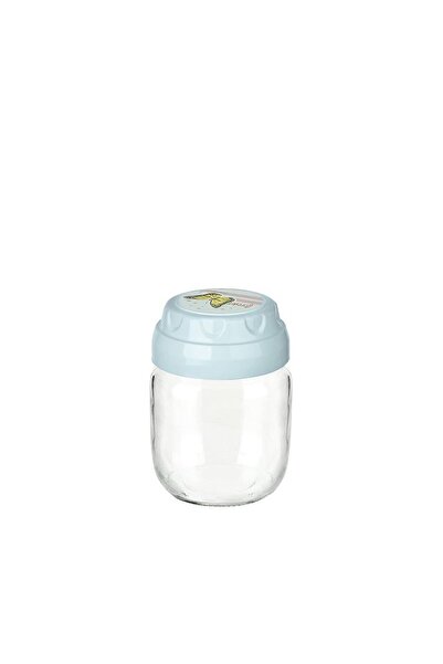 CT STONES Vintage Decorative Patterned Glass Jar 425 ml - 14.3 oz