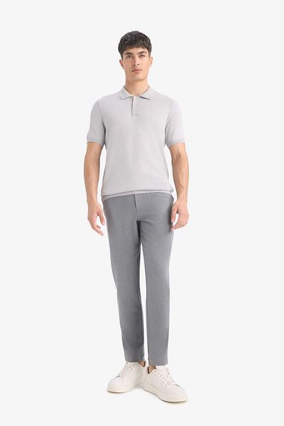 DeFacto Standard Fit Short Sleeve Knitwear Polo T-Shirt E3241Ax25Sp