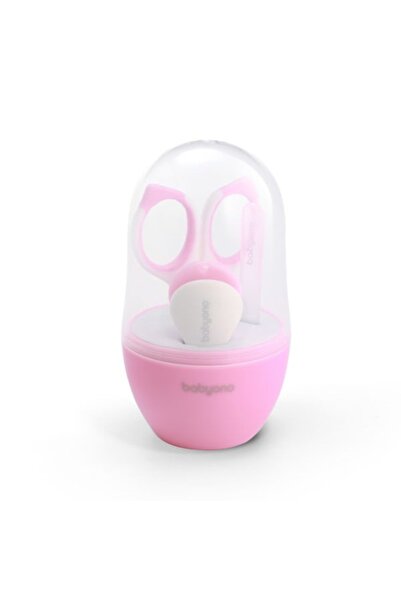 Babyono Set 3 piese manichiura copii cu suport roz 398/02
