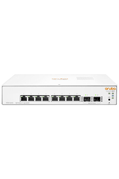 HP Aruba Instant On, JL680A, 1930-8G, 8Port, GigaBit, 2 Port Gigabit SFP, Yönetilebilir, Rack Mount