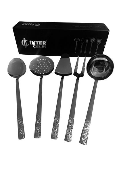 İNTER CELİK İnter Steel Sapphire Model Service Set 5 Pieces.
