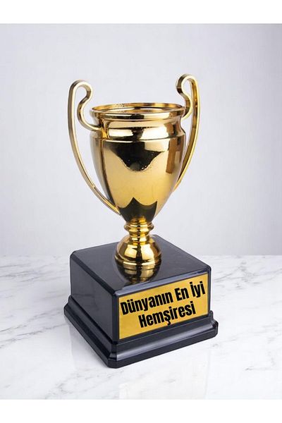 lili hediyelik World's Best Nurse Printed Award Cup 23 cm Souvenirs for Nurses