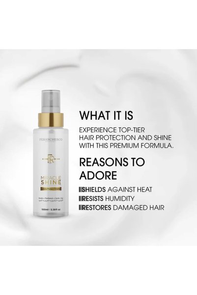 Feranchesco Professional Miracle Shine 100ml - Hair Shine Spray for Daily Care & Protection