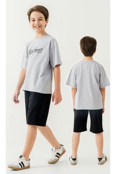Mackays T-Shirt with Written Front and Knitted Capri Set