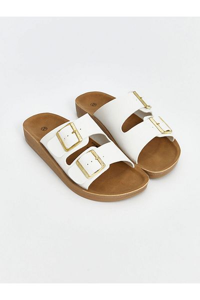 LC Waikiki New Season Double Banded Women's Slippers - S5Cg89Z8