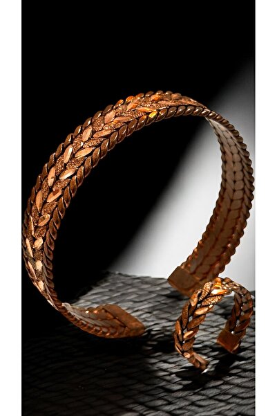 gulflower nude 100% Copper Handcrafted Knitted Bracelet + Ring Luxury Health Care Very Useful Protect from Evil Eye