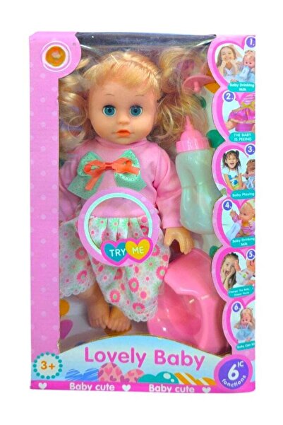 Rally مجموعة لعب دمية طفل مع ملحقات التغذية والمرحاض، مجموعة ألعاب تظاهرية لل...