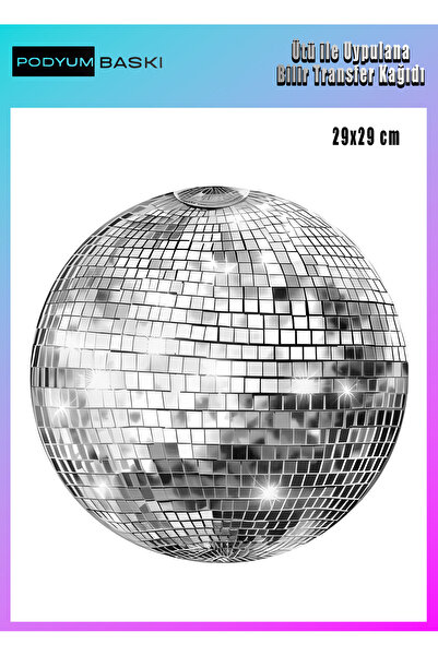 podyum baskı طباعة Dtf على الملابس تي شيرت طباعة كرة ديسكو مع مكواة