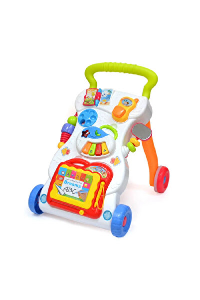 rexa مشاية أطفال مع موسيقى وإضاءة وأدوات ألعاب أطفال متعددة