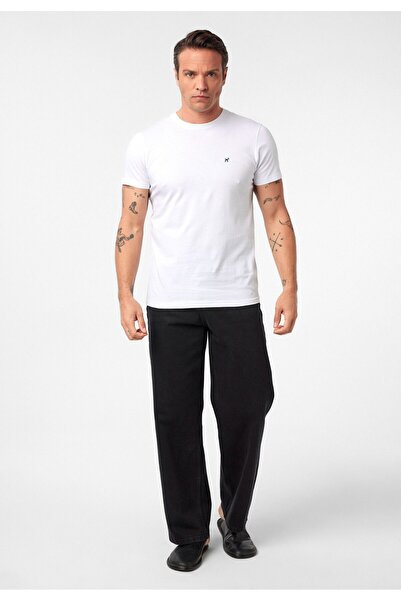 Williot Ανδρικό μπλουζάκι Ignacio με κανονική εφαρμογή με λεπτομέρεια κεντήματος 2 τεμαχίων