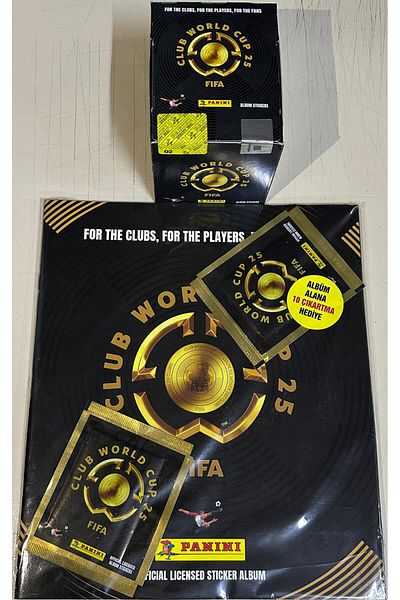 Panini Clup Wolrd Cup 25 Panini New Product 50+2 Gift Package Player Sticker +Licensed Sticker Album