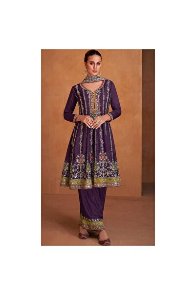 Hint Modam Hint 3'lü nakışlı takım kına takımı