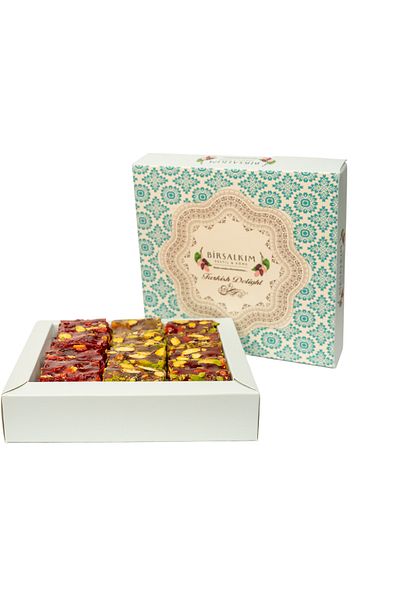 Bİrsalkım Pestİl & Köme Mixed Pistachio Filled Turkish Delight Gift 200 Grams