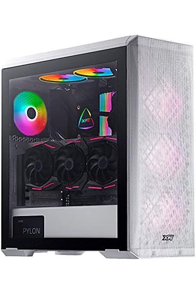 XPG DEFENDER-WHCWW Middle Tower Front Mesh [White]