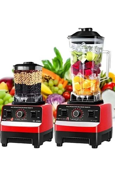 Silver Crest Best Blender With Grinder 68000w 2.5l Capacity For Multi-use Red/black