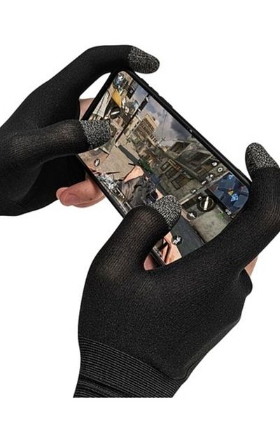 Memo Full Hand Anti-sweat Breathable Gaming Gloves For Mobile Phone Gamers & Streamers - Pair