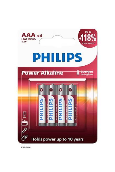 Philips PHILIPSAAA*4 ALKALINE