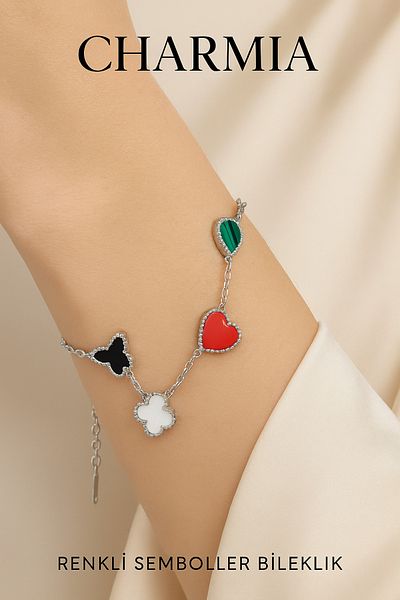 materialist “Charmia: Colorful Symbols Bracelet”