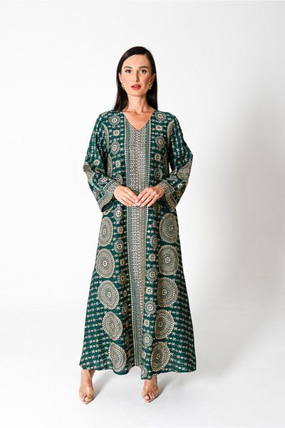 IKKXA Modern Embroidered Jalabiya