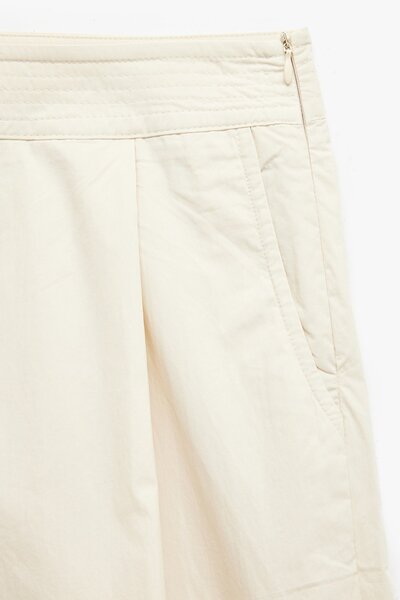 Koton X Sima Tarkan - Cepli Pile Detaylı Geniş Paça Palazzo Pantolon 5SAK40098EW