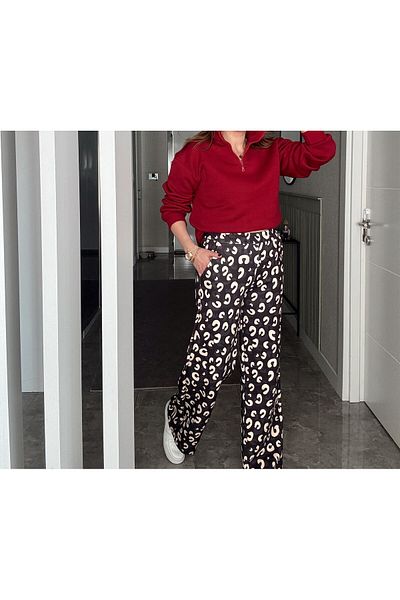 Luq Women's Palazzo Pants Ethnic Patterned