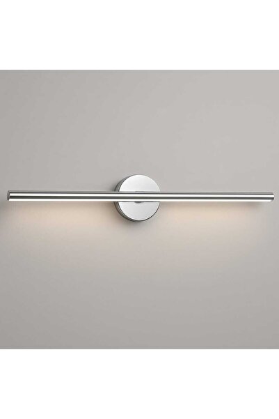 Betül Home Design PİLLİ Modern Dekoratif KROM Renk Lüks Duvar Aplik Tak-Çalıştır 40 Cm