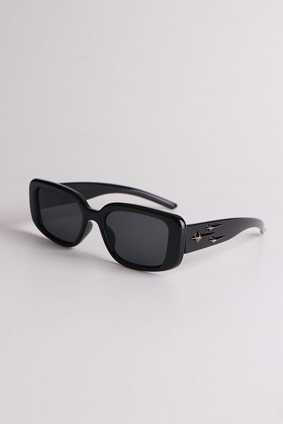 MACERATİ Unisex Black Sunglasses