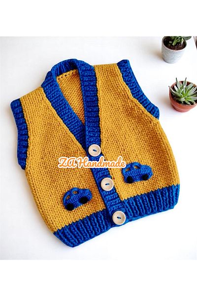 ZAHandmade Color Block Vest