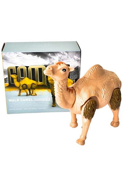 Rally Battery Operated Walking Camel Toy With Music & Sound
