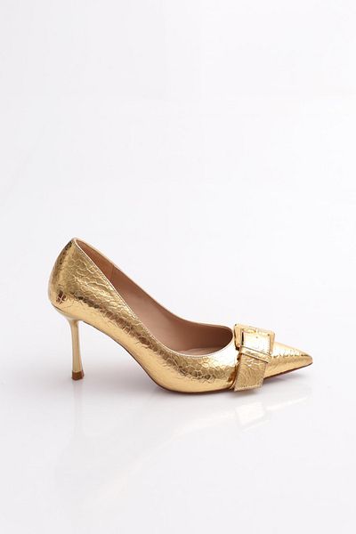 DGN 8005 Pantofi cu toc cu cataramă
