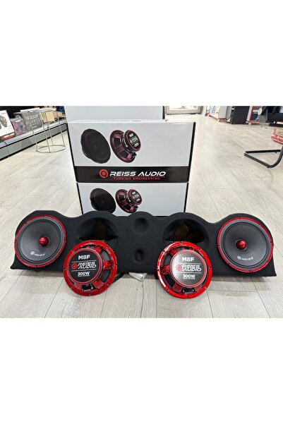 Reiss RS-M8F ÜNİVERSAL DİK CADDE TİPİ PANDİZOTLU TANESİ 300W-150W RMS 20CM 2TK OTO MİDRANGE HOPARLÖR