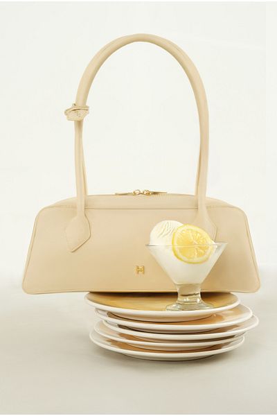 HEQA Cornered Long Bag Butter Yellow