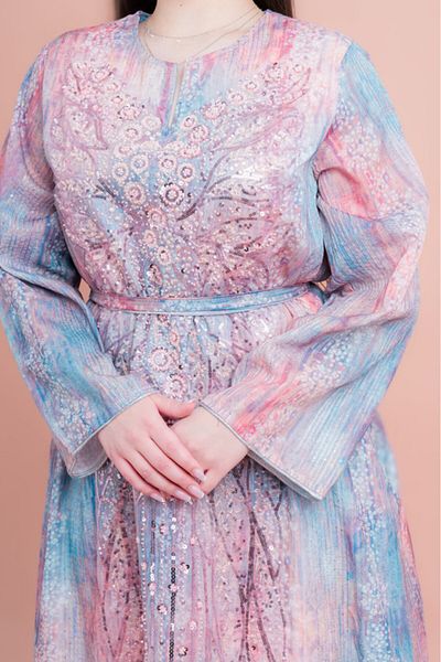 IKKXA Radiant Embroidery Jalabiya