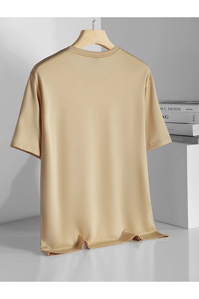 WOODROFFE Ανδρικό μπλουζάκι με στάμπα με κάρτα Zar Oversize Casual Boyfirend