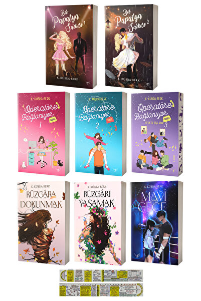 Artemis Yayınları K. Kübra Berk 8 Kitap Set / Bir Papatya Şarkısı-Operatöre B...