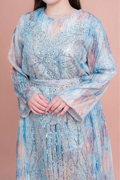 IKKXA Radiant Embroidery Jalabiya