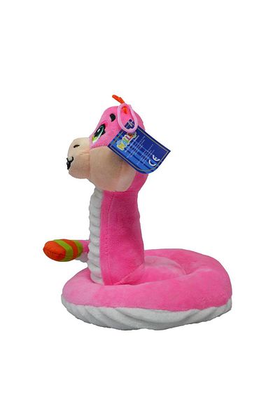 Kelebek Oyuncak Halley Rattle Plush Snake - Pink