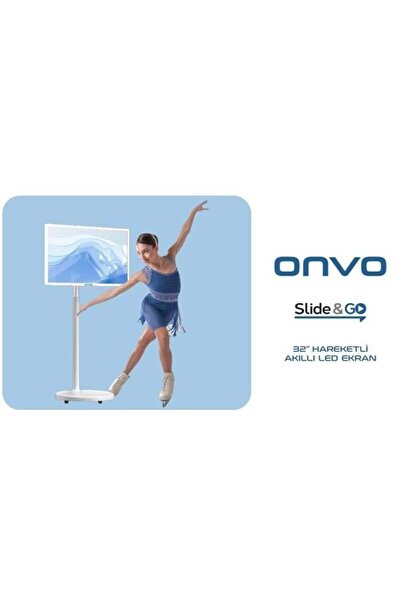 ONVO 32" Dokunmatik 32OVM6000 Ev Ofis Tipi Hareketli 6GB RAM -64GB ROM- Videowall Cihazı Bataryalı B