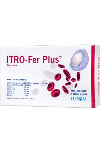 ITRO -Fer Plus Cap 30's