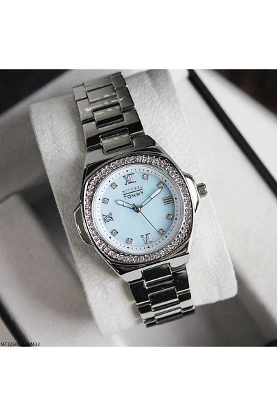 MICHAEL TOMMY Mt325006Lbbm33 Women Wrist Watch with Steel Band