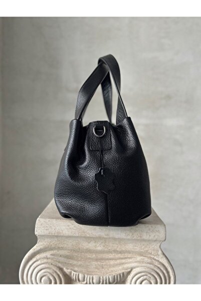 DERKON Vera Model Genuine Leather Women's Bag Black