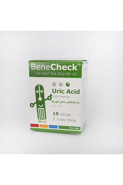 BeneCheck BK-U12 Uric Acid Test strips 10/Box