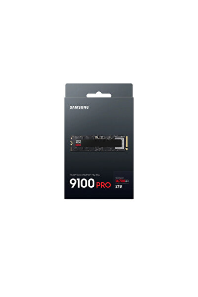 Samsung MZ-VAP2T0BW, 9100 PRO, 2TB, 14700/13400, Gen5, NVMe PCIe M.2 2280, SSD (Türkiye Distribütörü