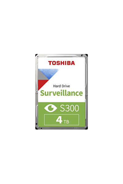 Toshiba S300, HDWT840UZSVA, 3.5", 4TB, 256Mb 5400 Rpm, 7/24 Güvenlik HDD