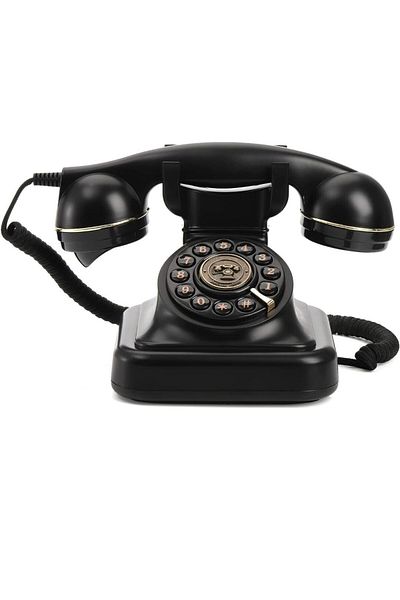 Generic Vintage Rotary Dial Telephone – Retro Corded Landline Phone for Home & Office Decor, Collectible