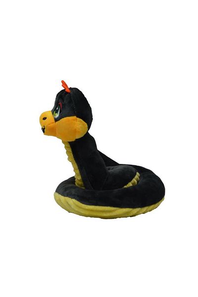 Kelebek Oyuncak Halley Rattle Plush Snake - Black
